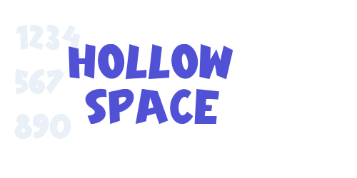 Hollow Space-font-download