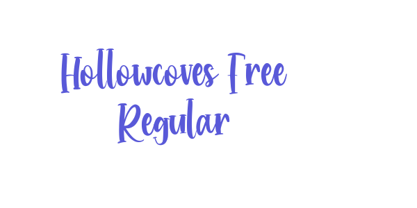 Hollowcoves Free Regular font free