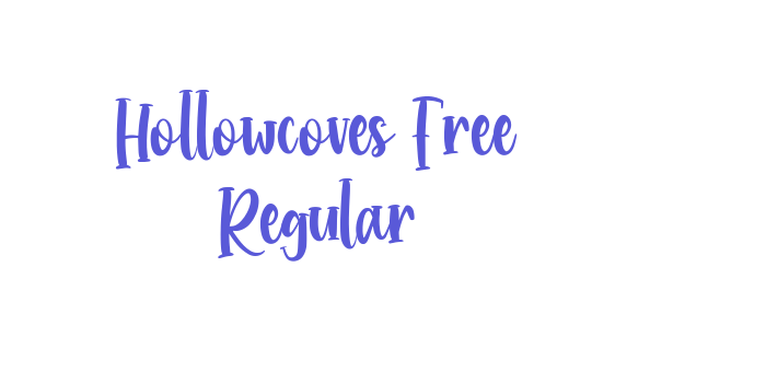 Hollowcoves Free Regular Font Download