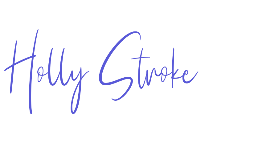 Holly Stroke Font