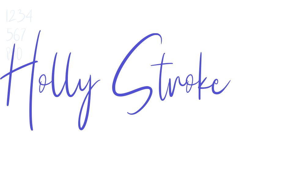 Holly Stroke-font-download