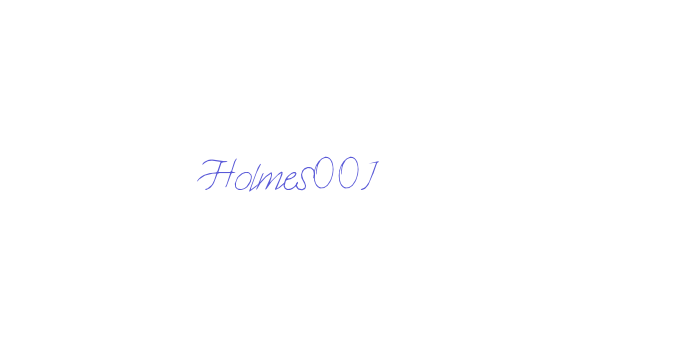 Download Holmes001 Font