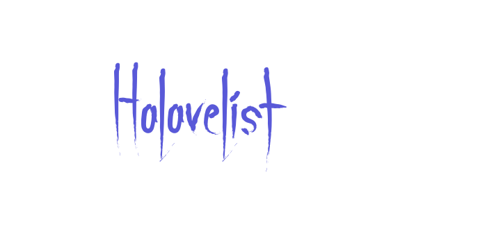 Holovelist Font Download