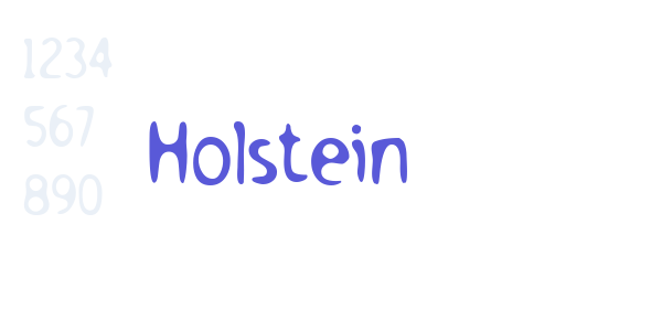 Holstein font free