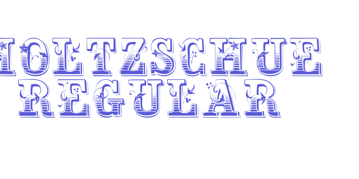 Holtzschue Regular Font Download