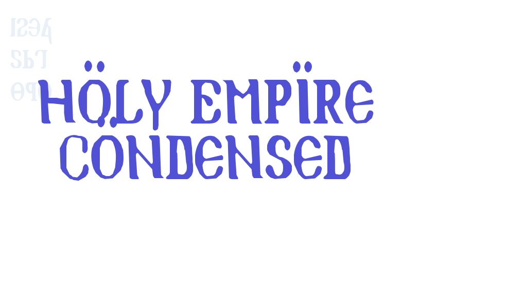 Holy Empire Condensed-font-download