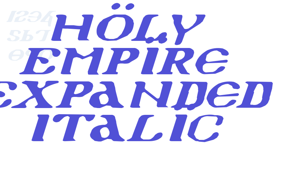 Holy Empire Expanded Italic-font-download