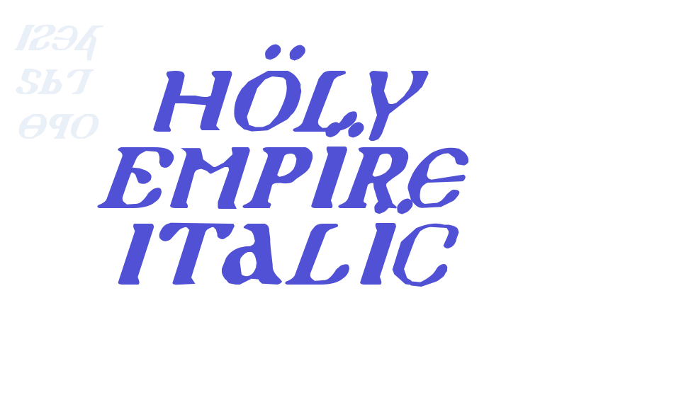 Holy Empire Italic-font-download