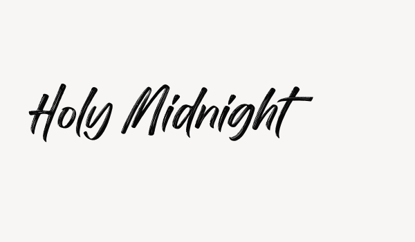 Holy Midnight Font