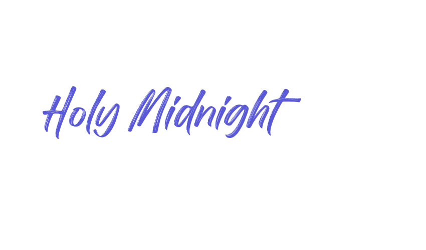 Holy Midnight Font