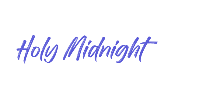 Holy Midnight Font Download