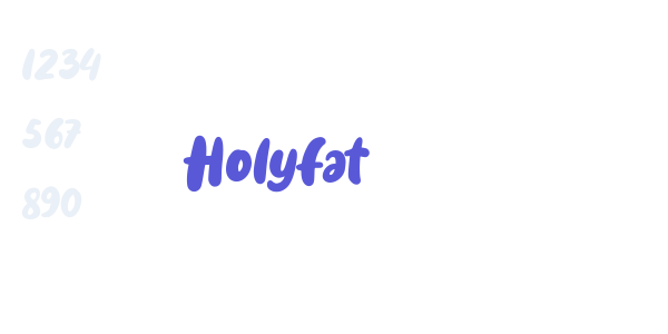 Holyfat font free