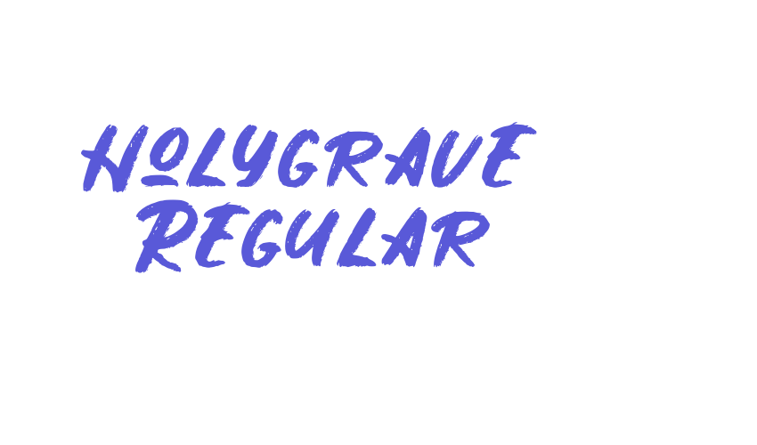 Holygrave Regular Font