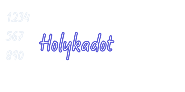 Holykadot font free