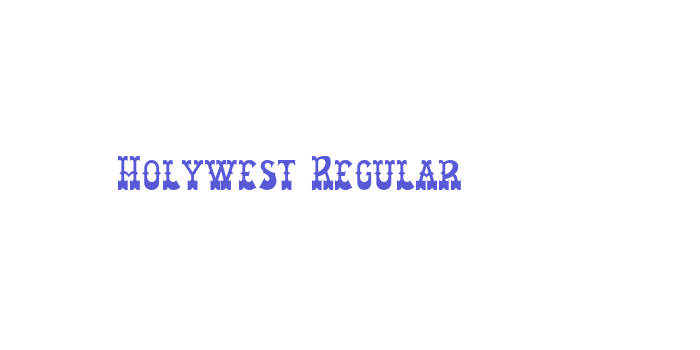 Holywest Regular Font Download