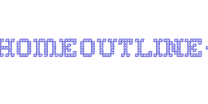 HomeSweetHomeOutline-Regular Font Download