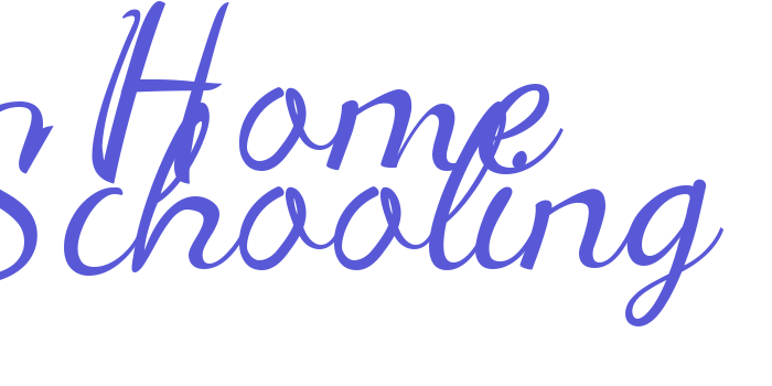 Home Schooling Font