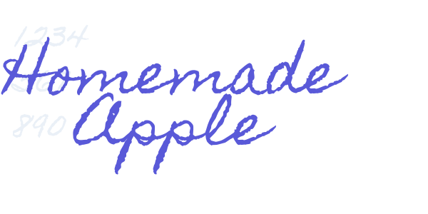 Homemade Apple font free