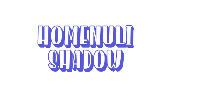 Homenuli Shadow Font Download