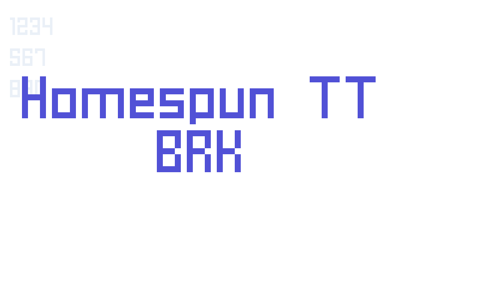 Homespun TT BRK-font-download