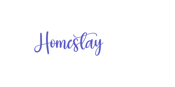 Homestay Font Download