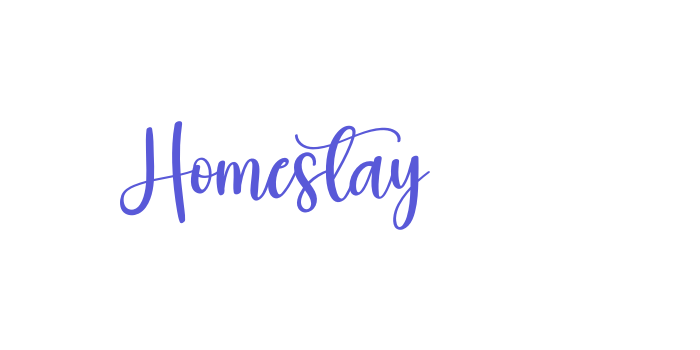 Homestay Font