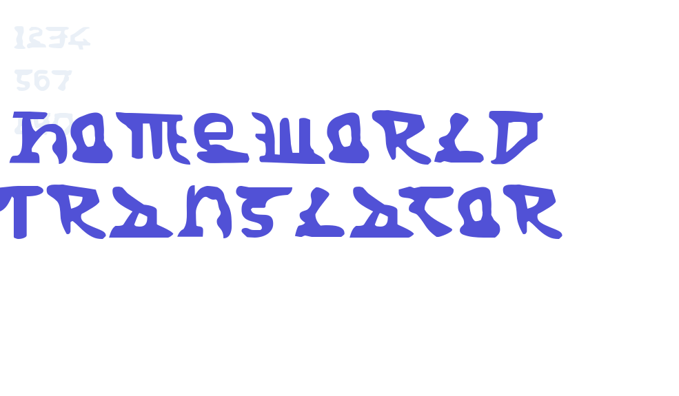 Homeworld Translator-font-download