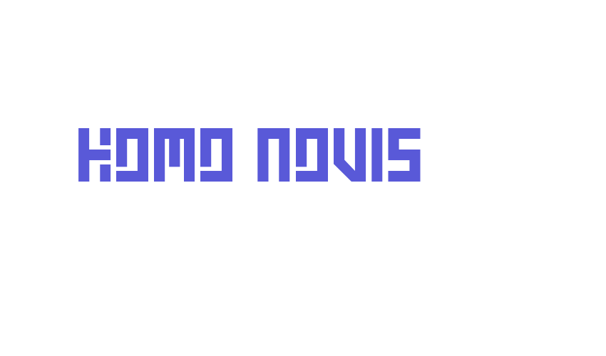 Homo Novis Font