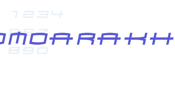 Homoarakhn font free