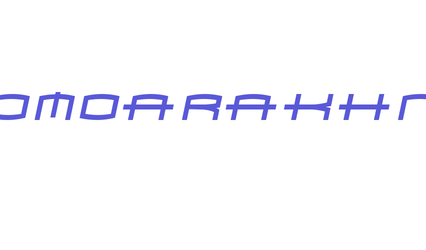 Homoarakhn Font