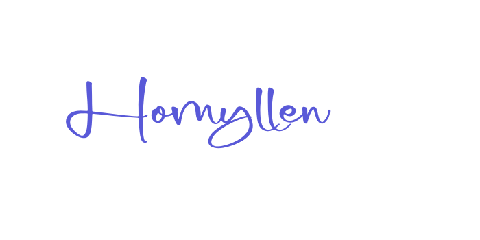 Homyllen Font