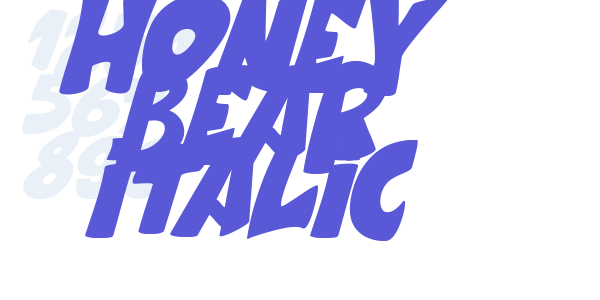 Honey Bear Italic font