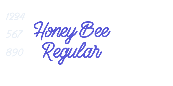 Honey Bee Regular font free