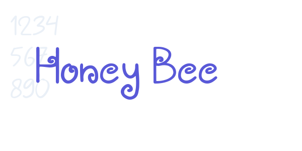 Honey Bee font free