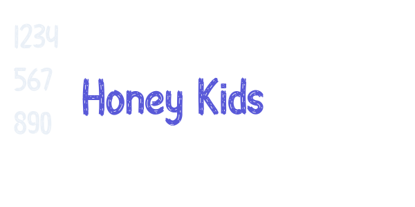 Honey Kids font