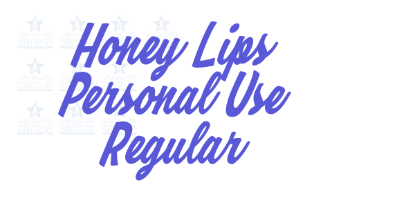 Honey Lips Personal Use Regular font free