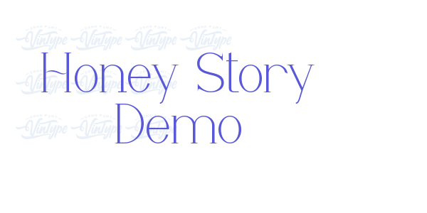 Honey Story Demo font