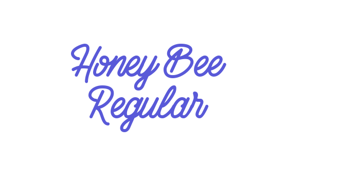 Honey Bee Regular Font Download