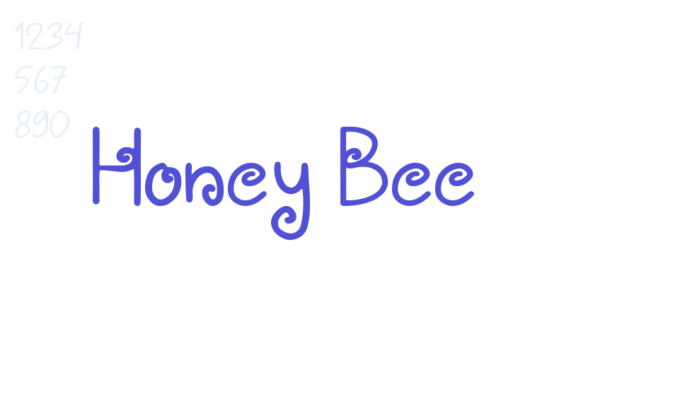 Honey Bee-font-download