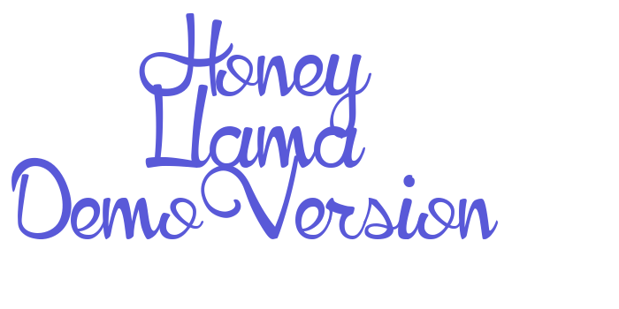 Honey Llama DemoVersion Font Download