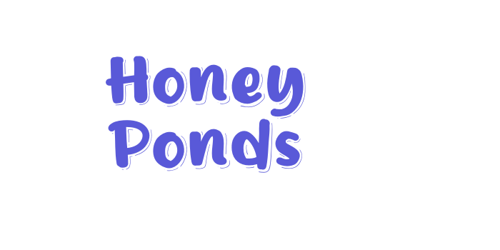 Honey Ponds Font