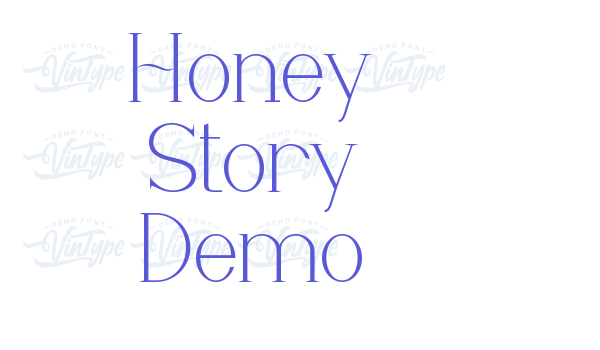 Honey Story Demo Font