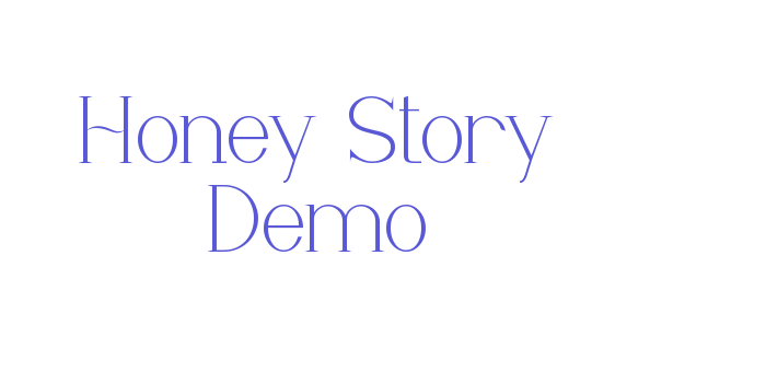 Honey Story Demo Font Download