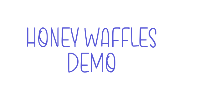 Honey Waffles Demo Font Download