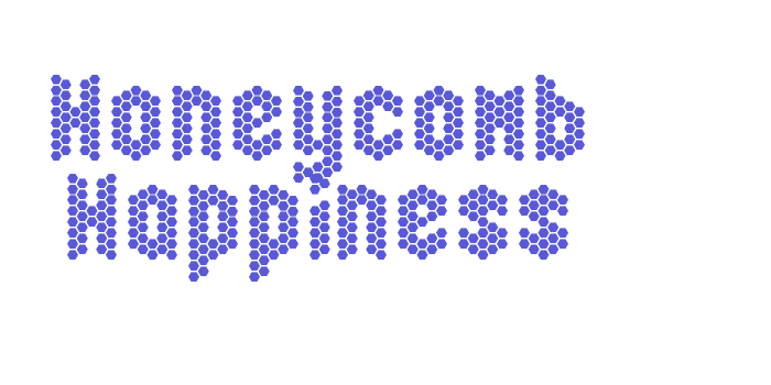 Honeycomb Happiness Font