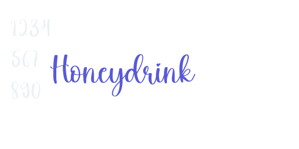 Honeydrink font free