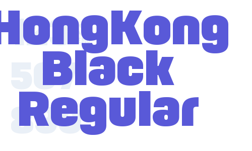 HongKong Black Regular Font