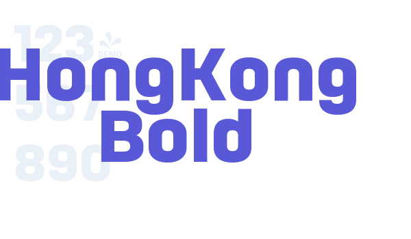 HongKong Bold Font