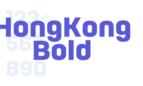 HongKong Bold Font