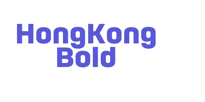 HongKong Bold Font Download